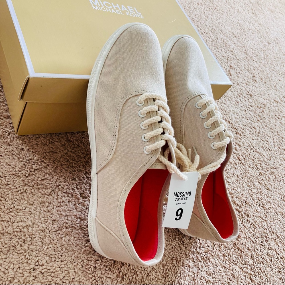NEW Mossimo Supply Women's Lace Up Tennis Golf Slip On Sneakers Flats